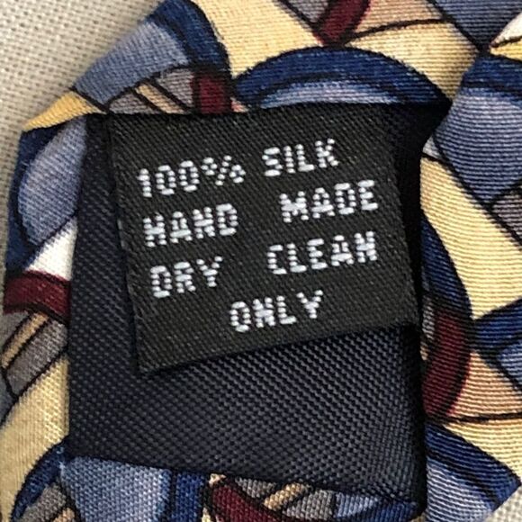 Jerry Garcia Abstract Silk Tie- J. Garcia Vintage 90’s - Picture 6 of 6